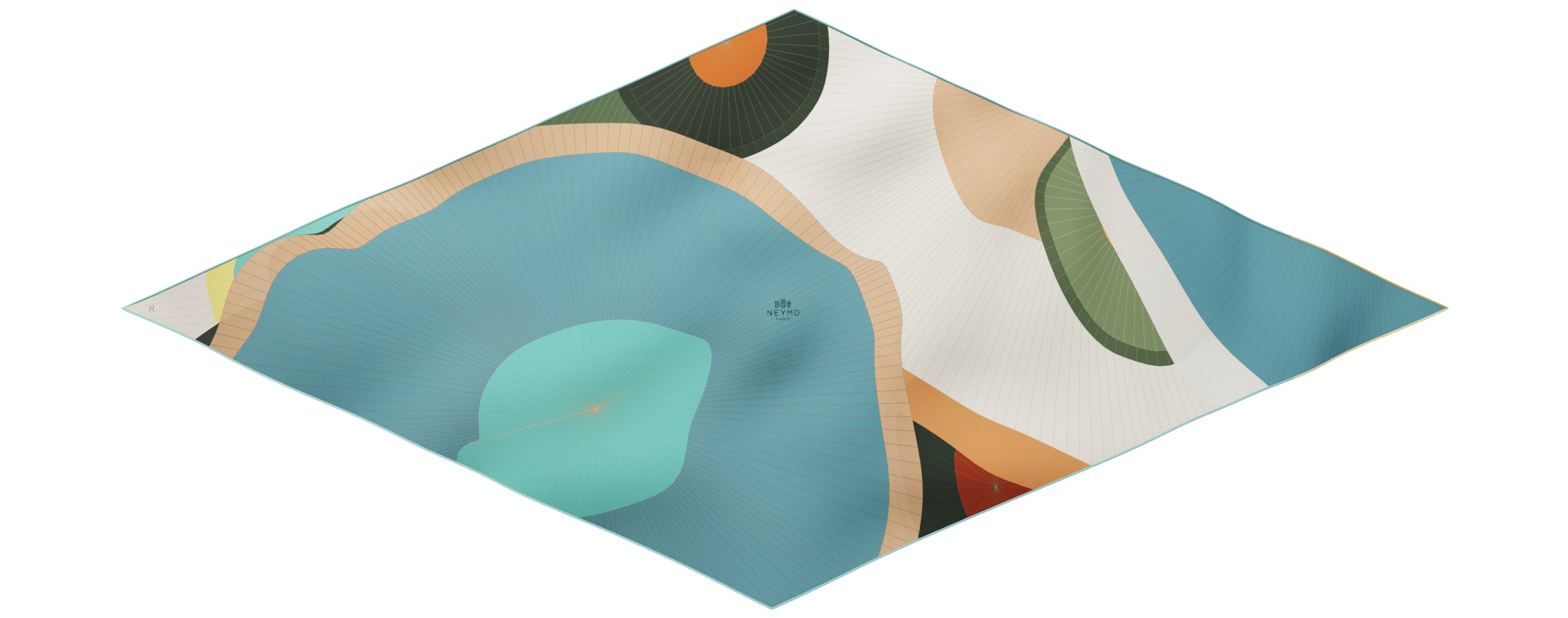 "Les ombrelles" giant arrow 200 scarf