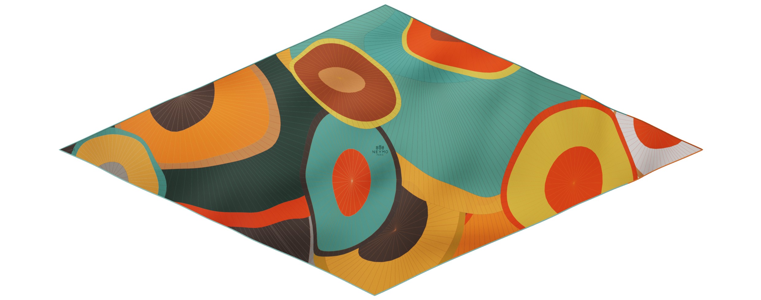 "Les ombrelles" giant arrow 200 scarf