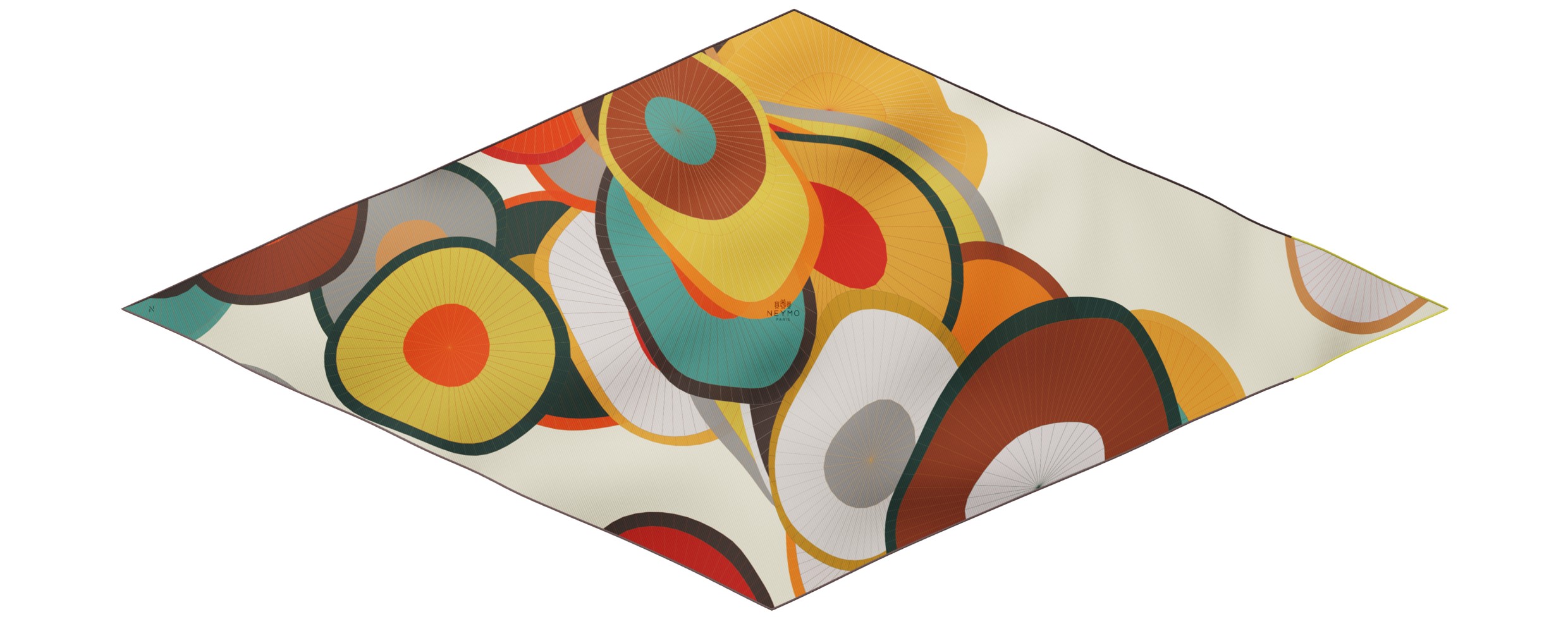 "Les ombrelles" giant arrow 200 scarf