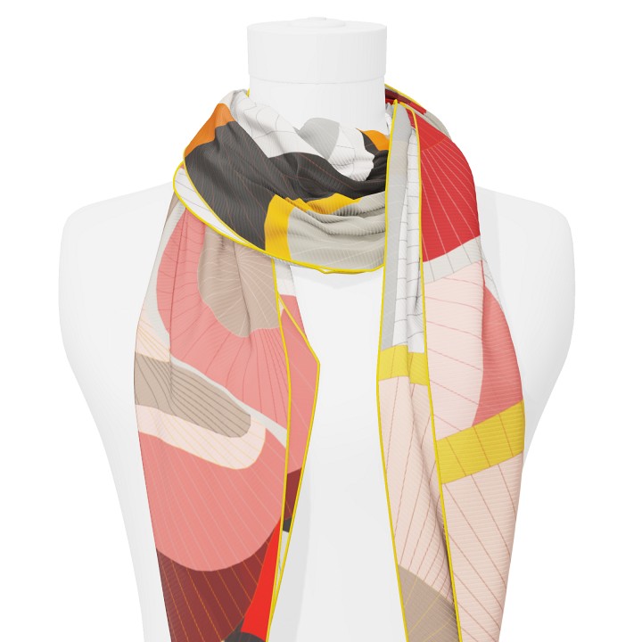 "Les ombrelles" giant arrow 200 scarf