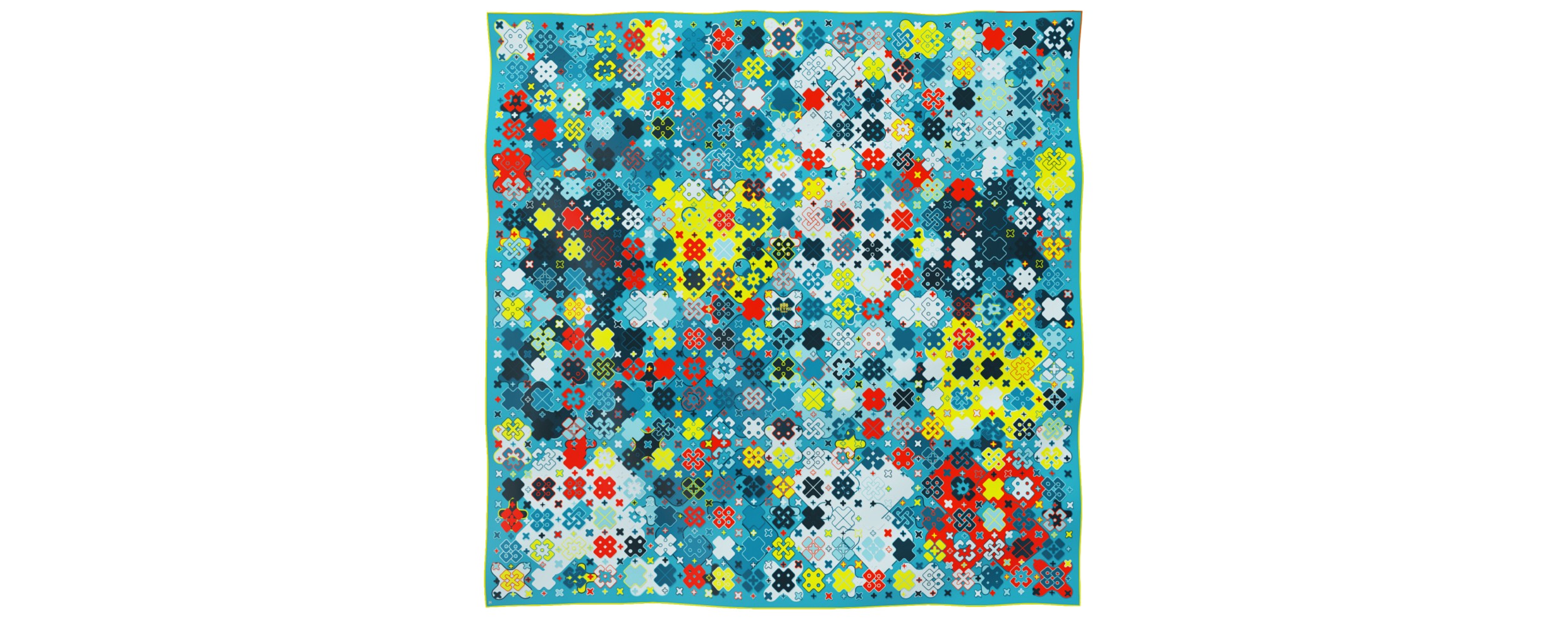 CrissCross giant square 130 scarf