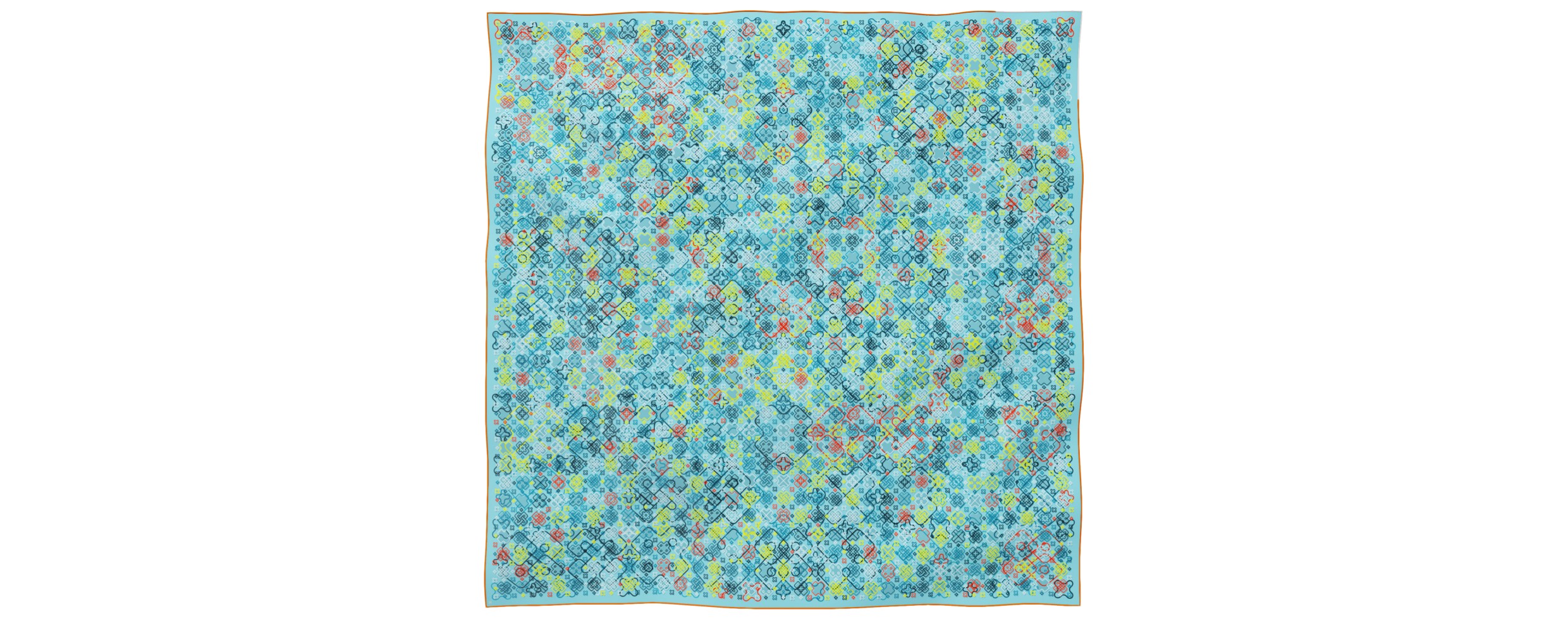 CrissCross giant square 130 scarf