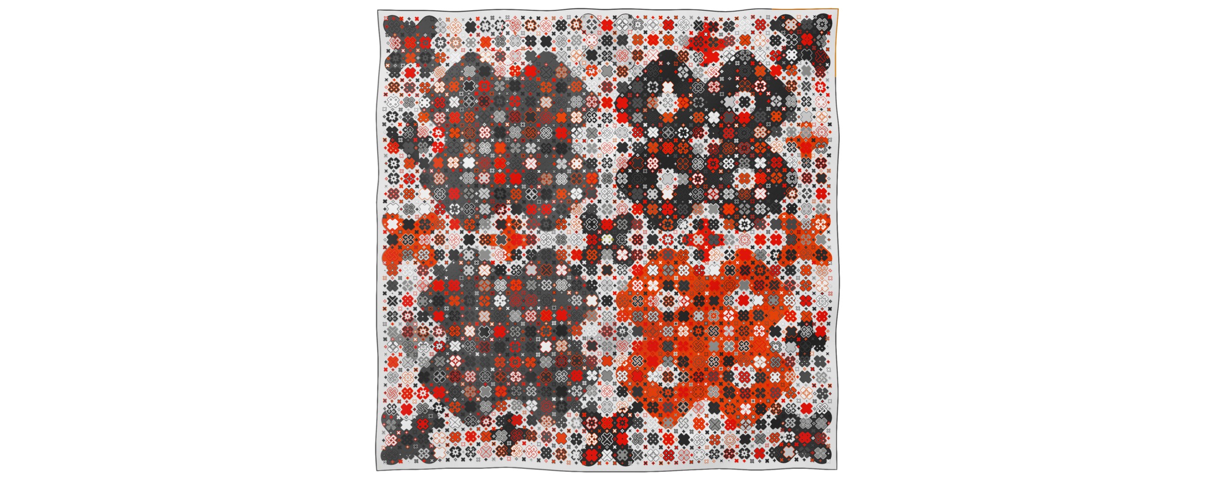 CrissCross giant square 130 scarf