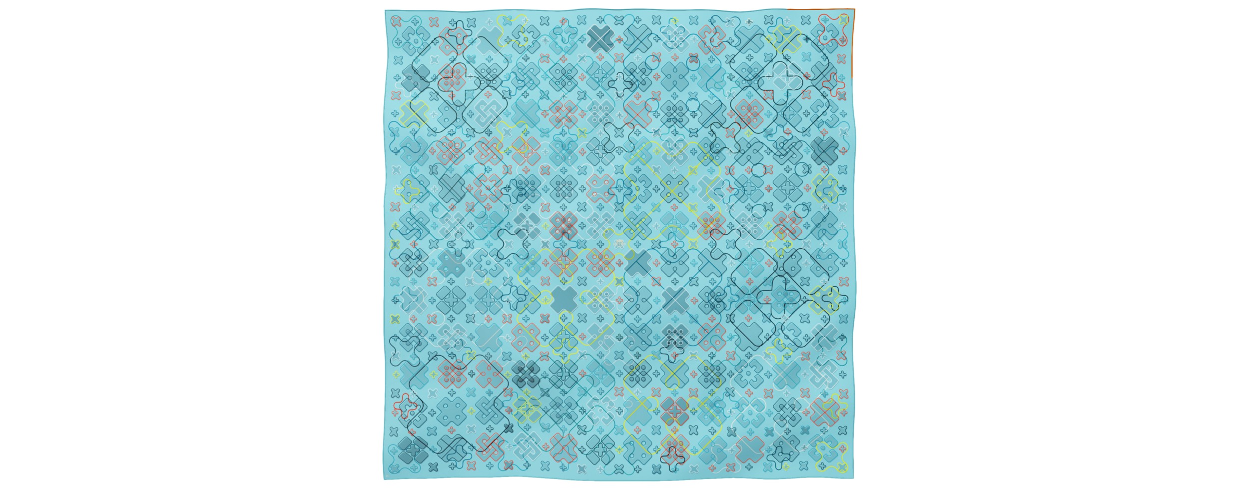 CrissCross giant square 130 scarf