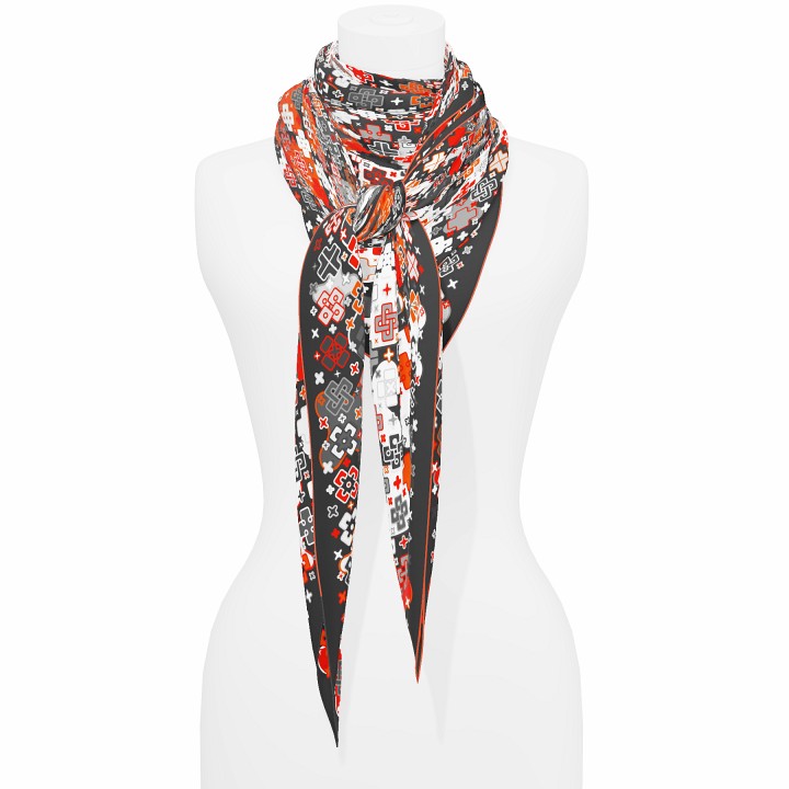 CrissCross giant square 130 scarf