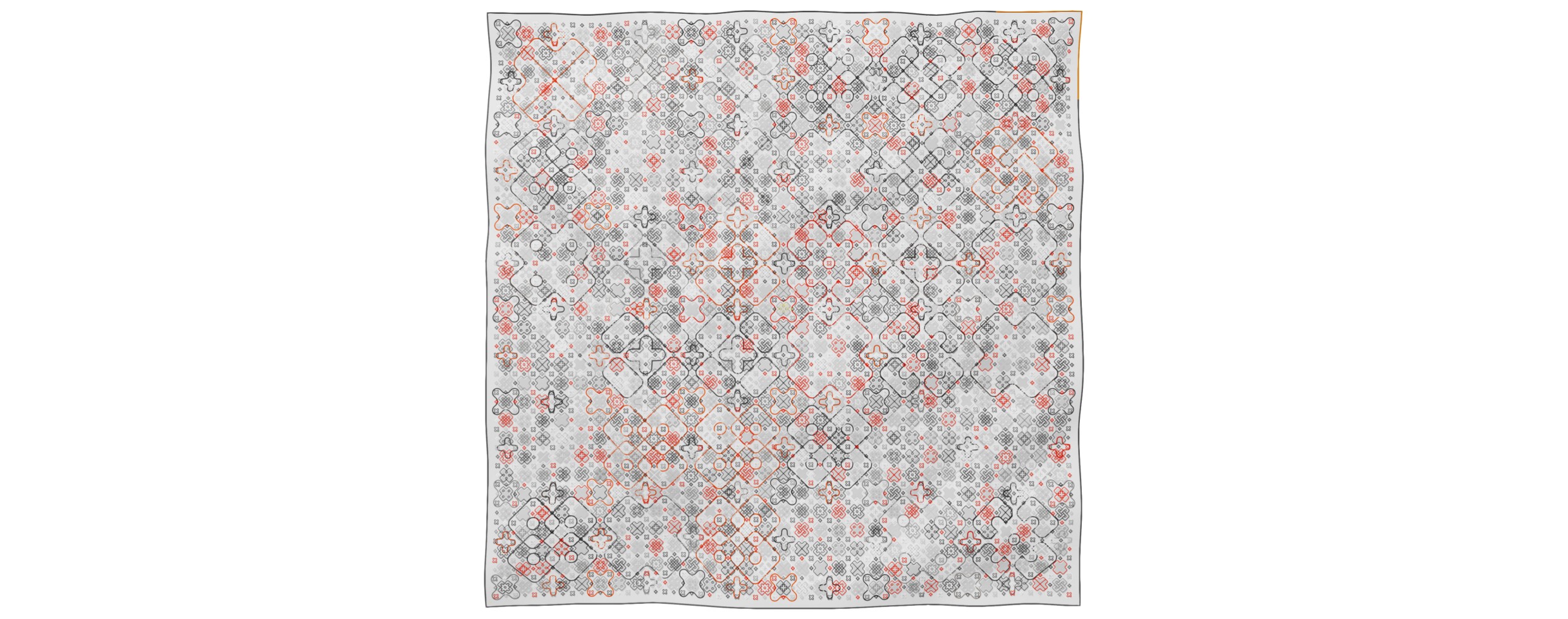 CrissCross giant square 130 scarf