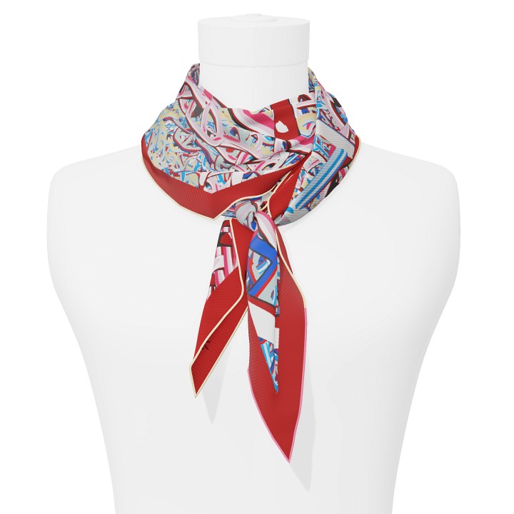 "Pop Chain" arrow 140 scarf