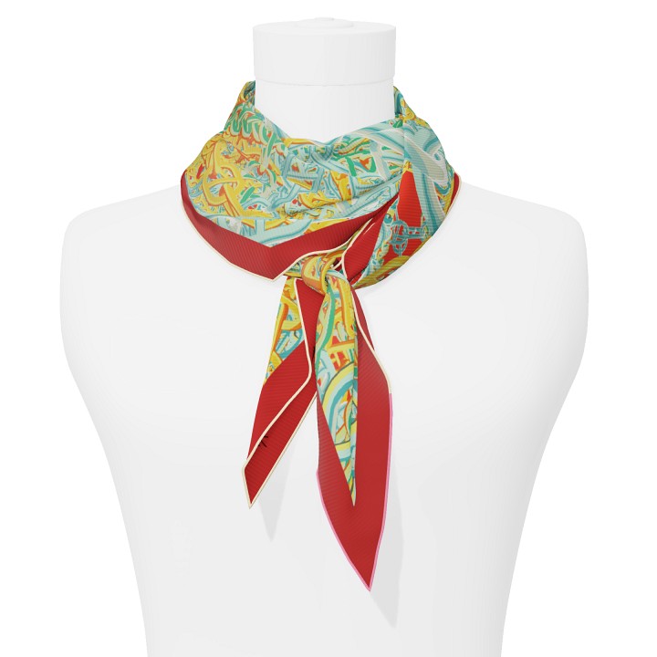 "Pop Chain" arrow 140 scarf