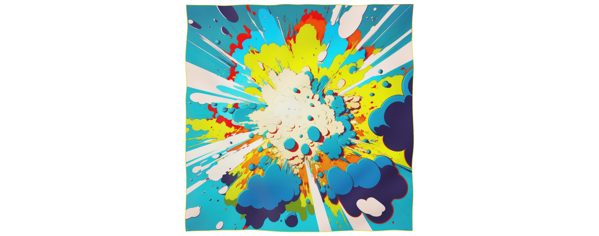 "Xplod" Giant square 130 scarf