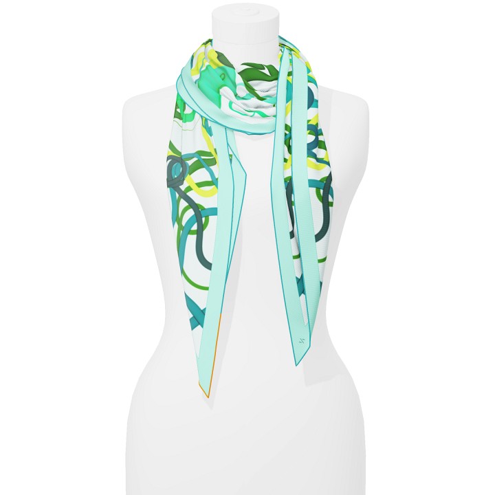 "Whiplash" giant arrow scarf