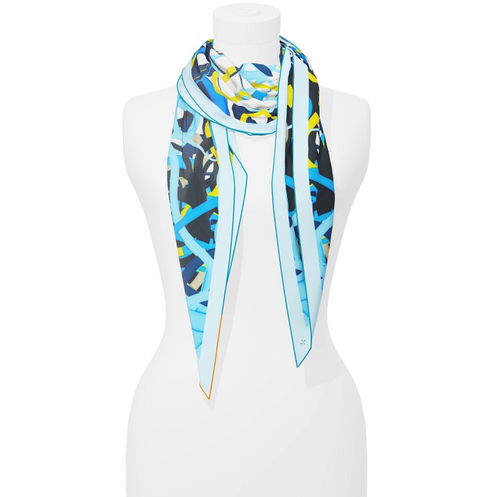 "Whiplash" giant arrow scarf