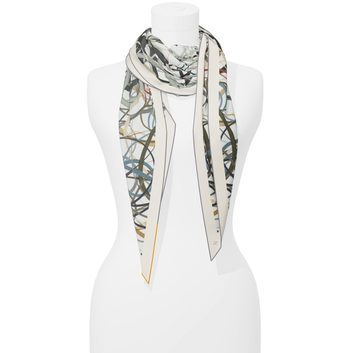 "Whiplash" giant arrow scarf