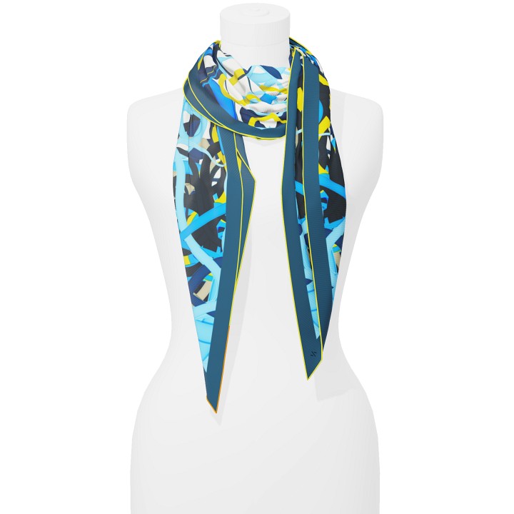 "Whiplash" giant arrow scarf