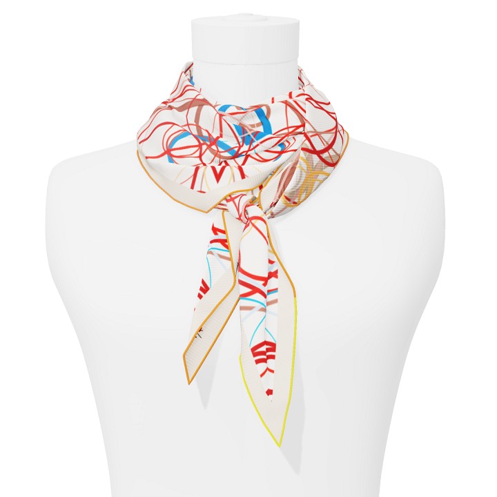 "Whiplash" arrow scarf