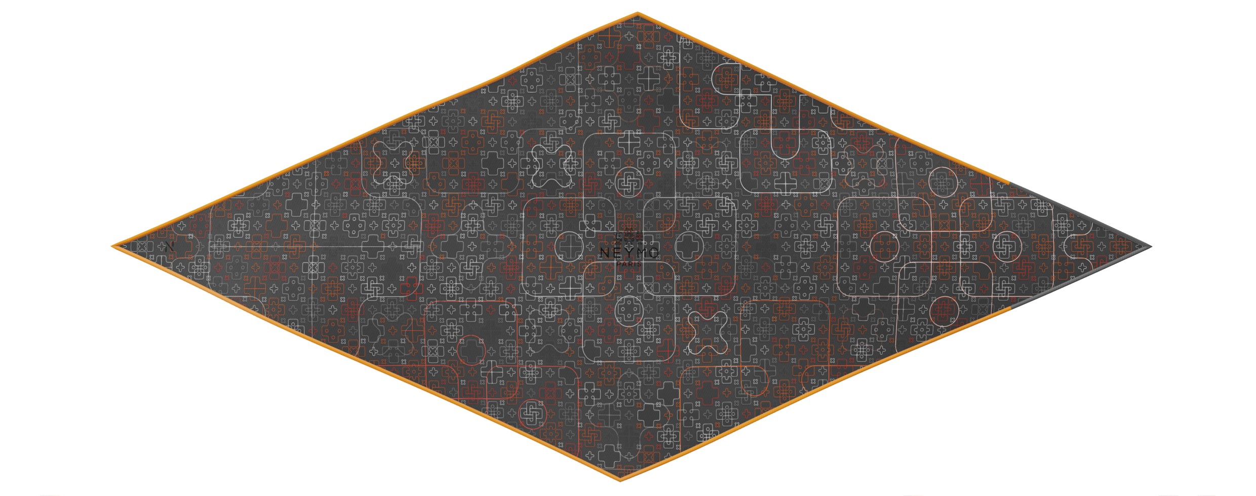 "CrissCross" dart 80 scarf