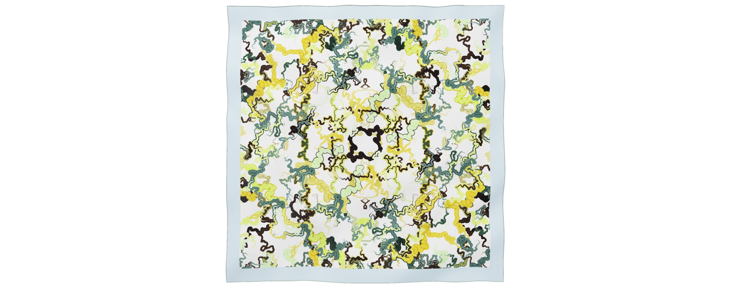 "Whiplash" giant square 130 scarf