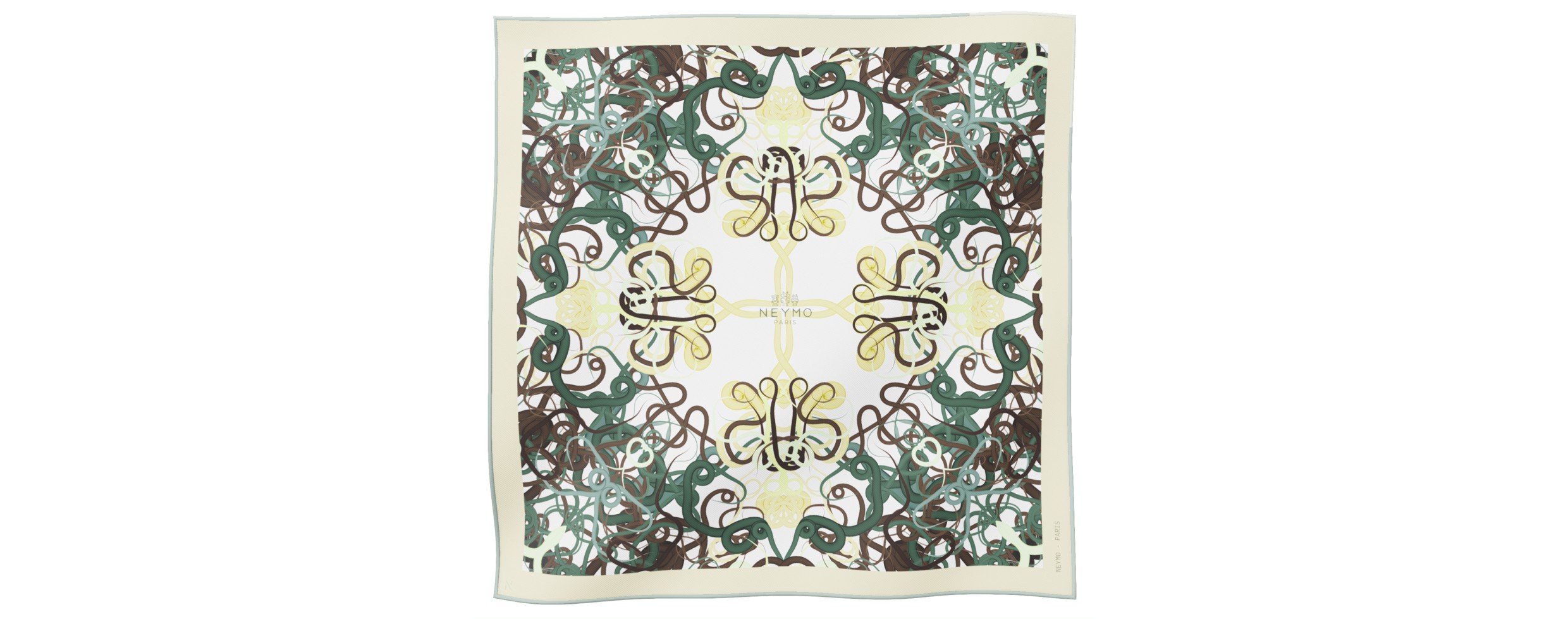 "Whiplash" Square 45 scarf