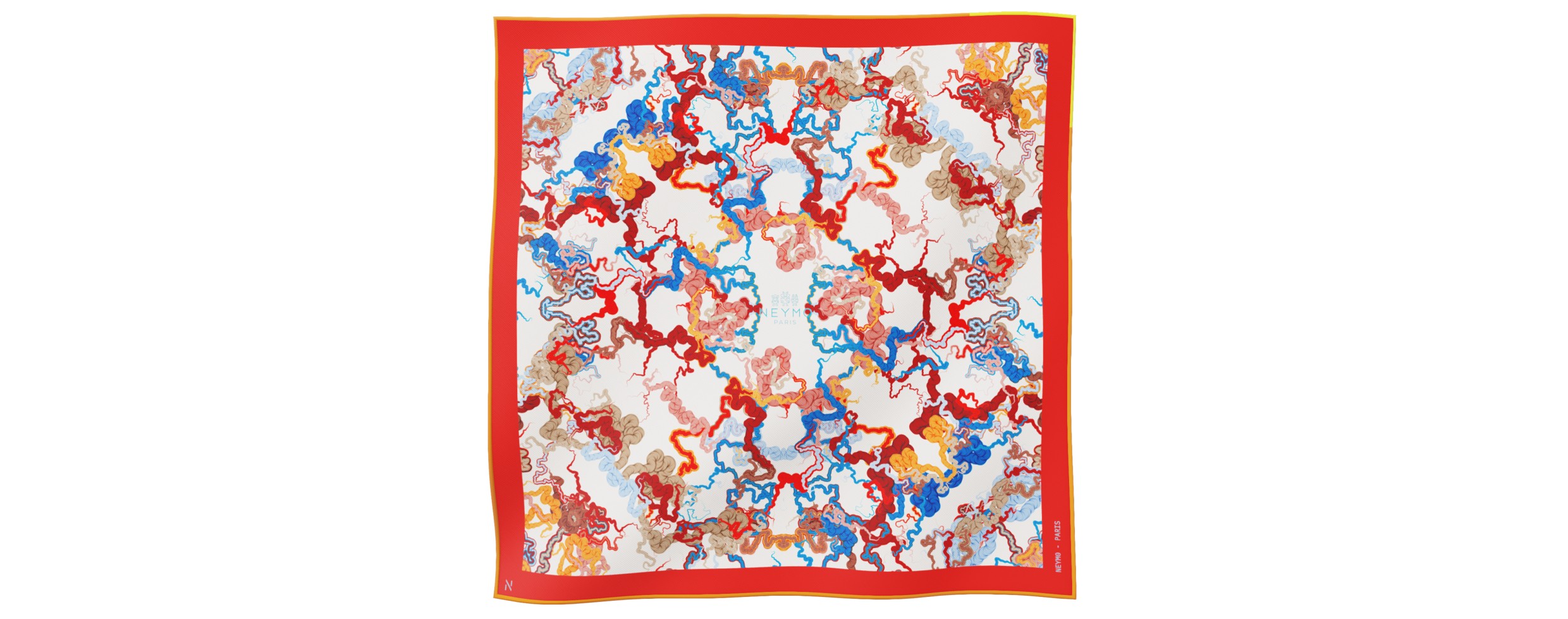 "Whiplash" Square 45 scarf