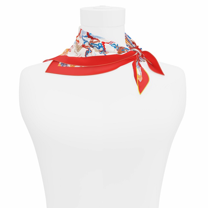 "Whiplash" Square 45 scarf