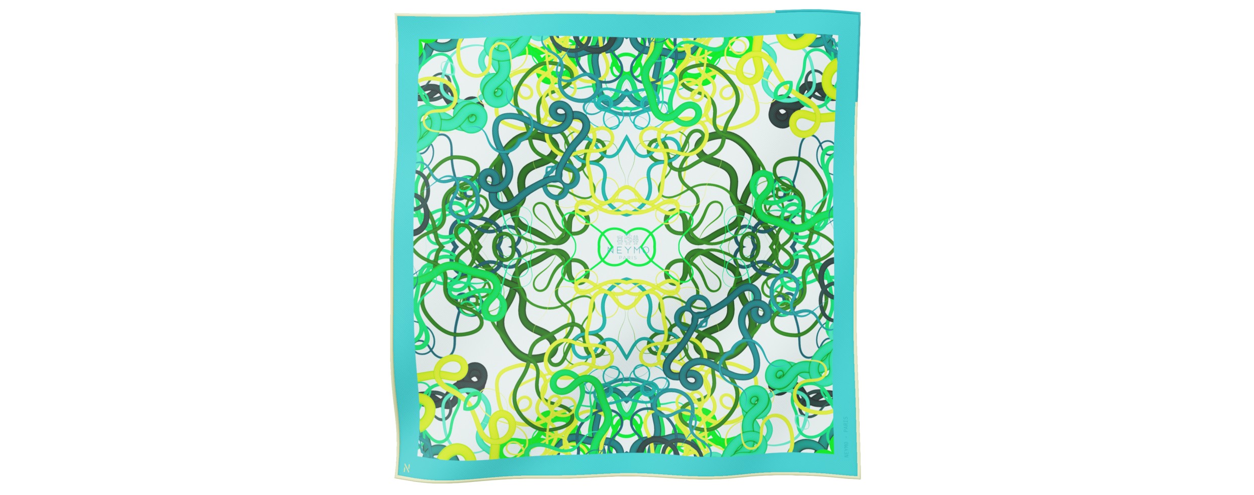 "Whiplash" Square 45 scarf