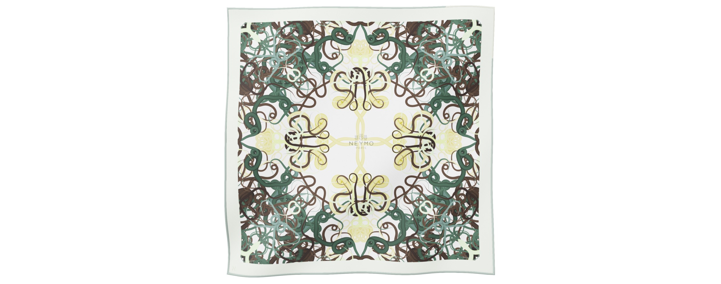 "Whiplash" Square 45 scarf