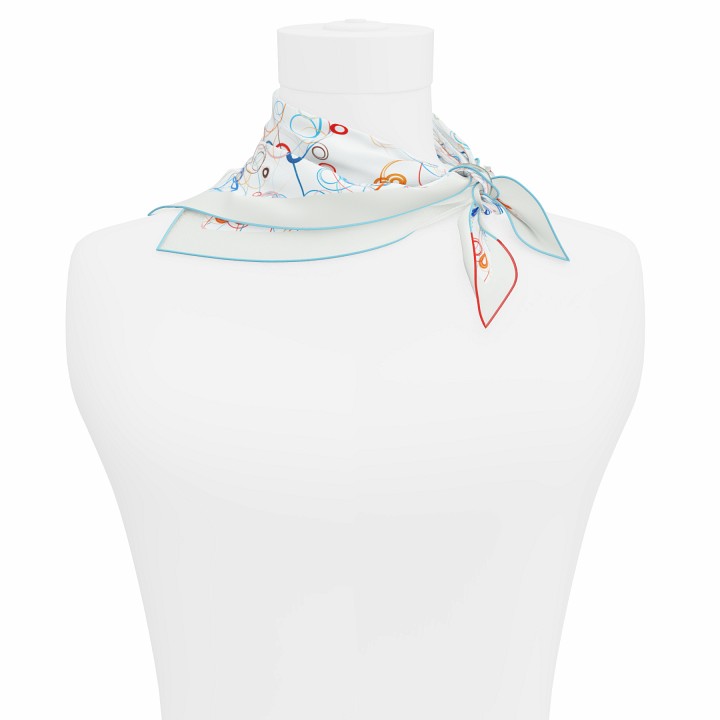 "Whiplash" Square 45 scarf