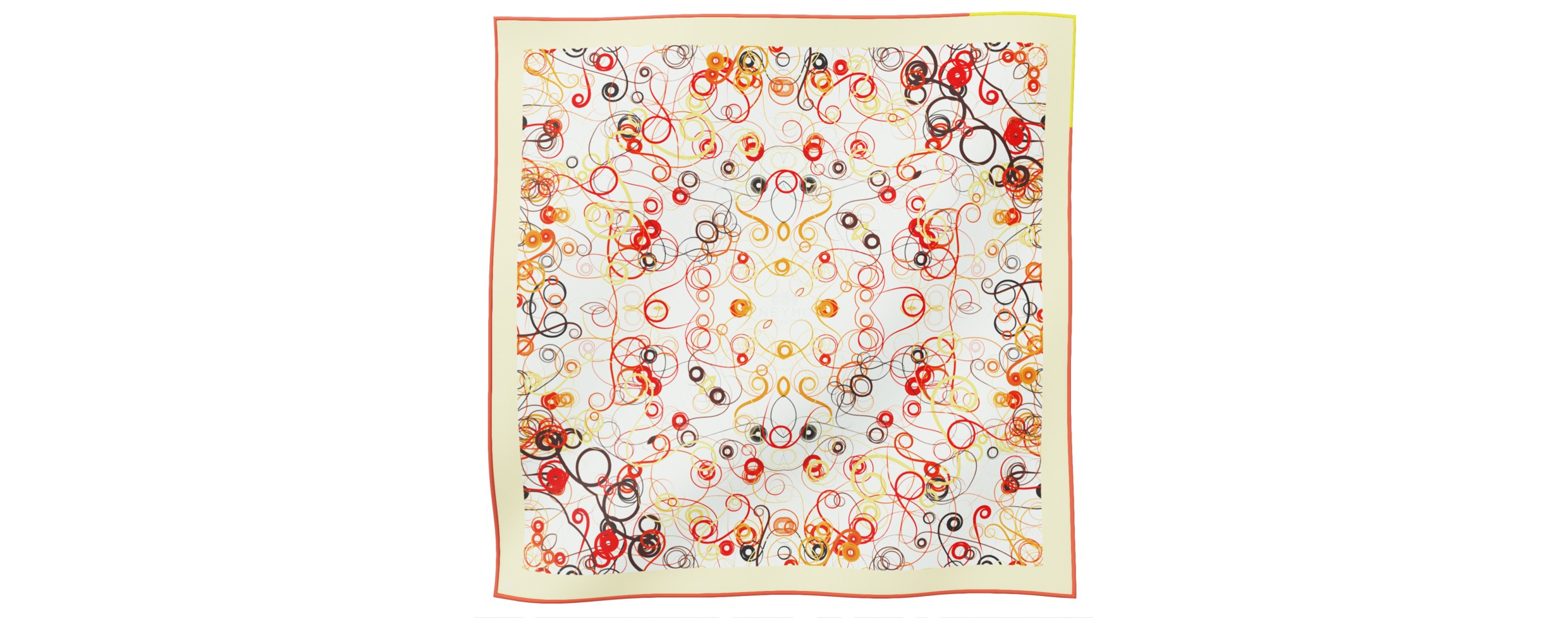 "Whiplash" Square 45 scarf