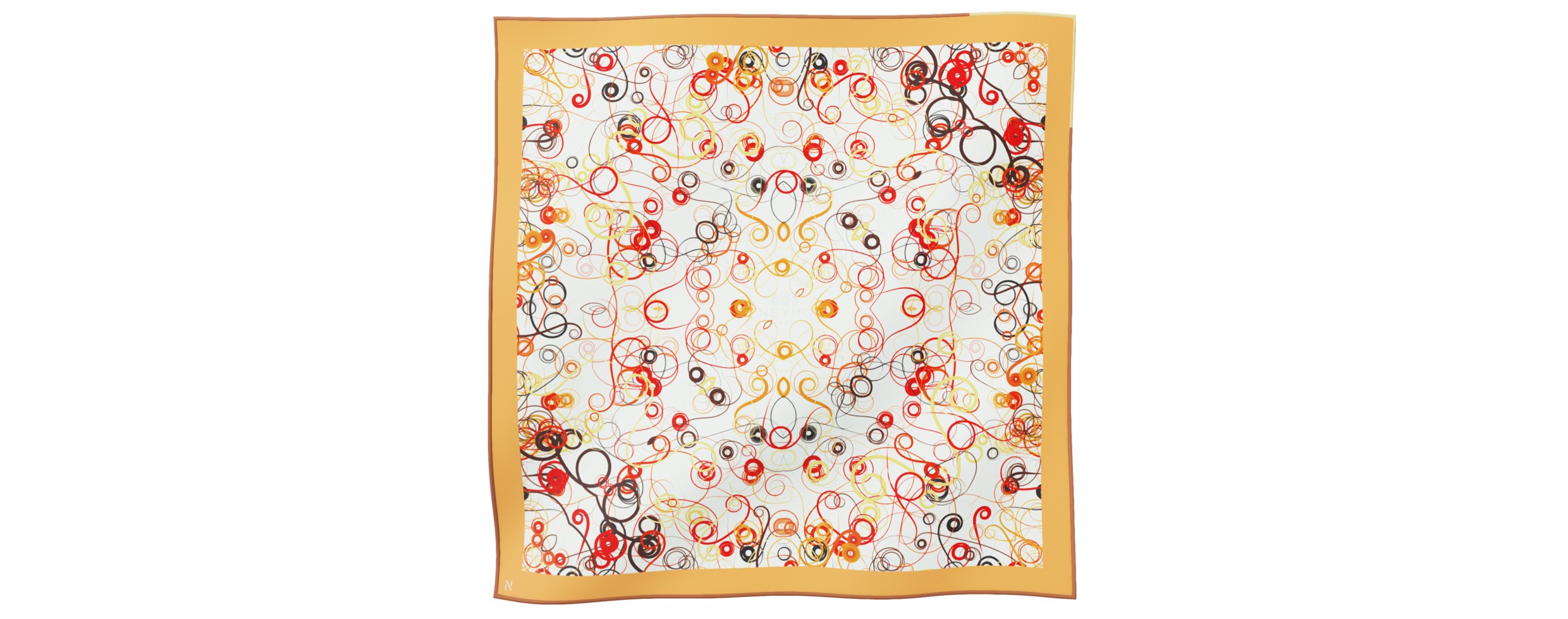 "Whiplash" Square 45 scarf