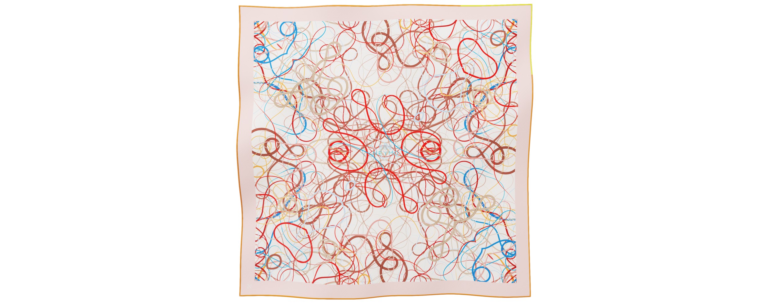 "Whiplash" Square 70 scarf