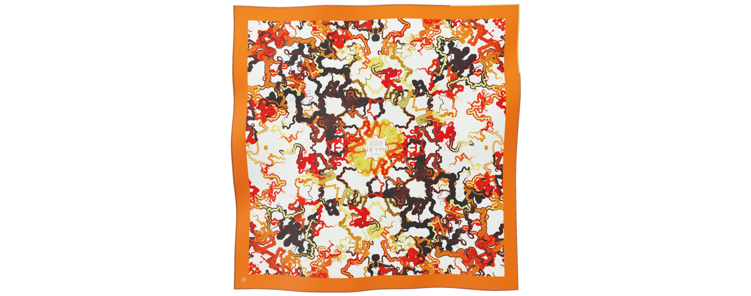 "Whiplash" Square 70 scarf