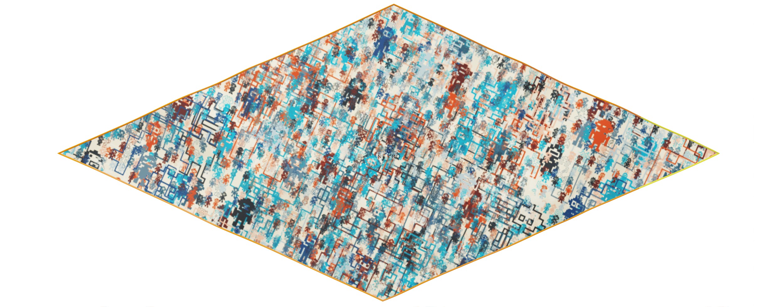 "Silk-Bots" arrow 140 scarf