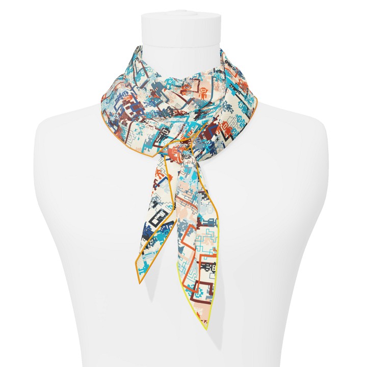 "Silk-Bots" arrow 140 scarf