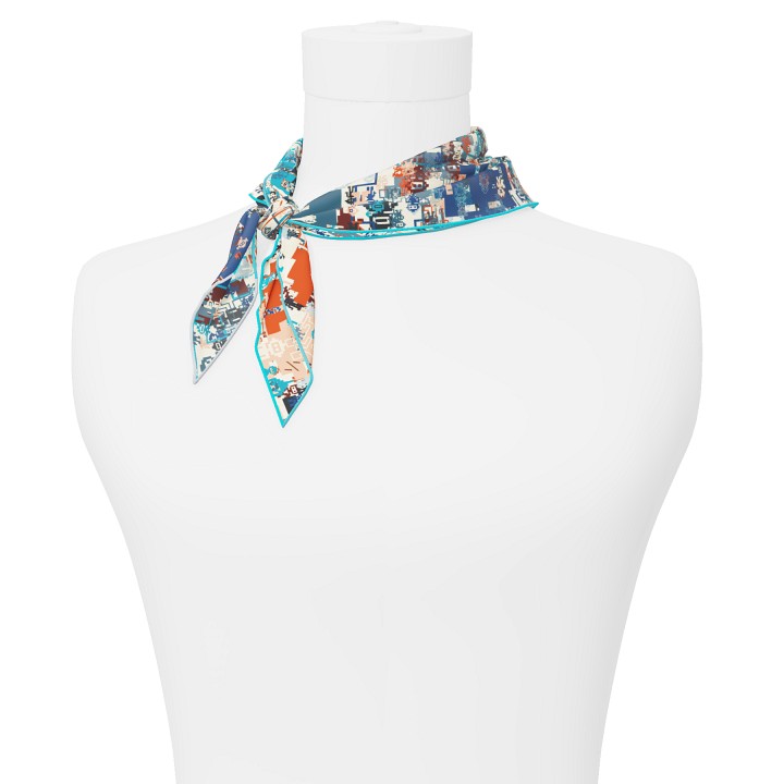 "Silk-Bots" dart scarf