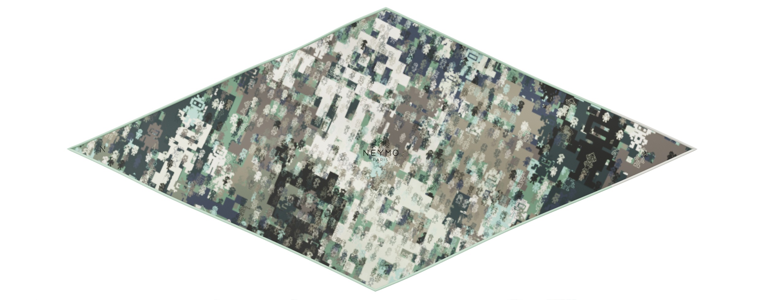 "Silk-Bots" dart scarf