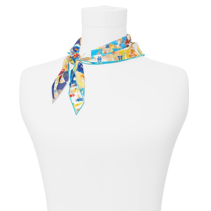 "Silk-Bots" dart scarf