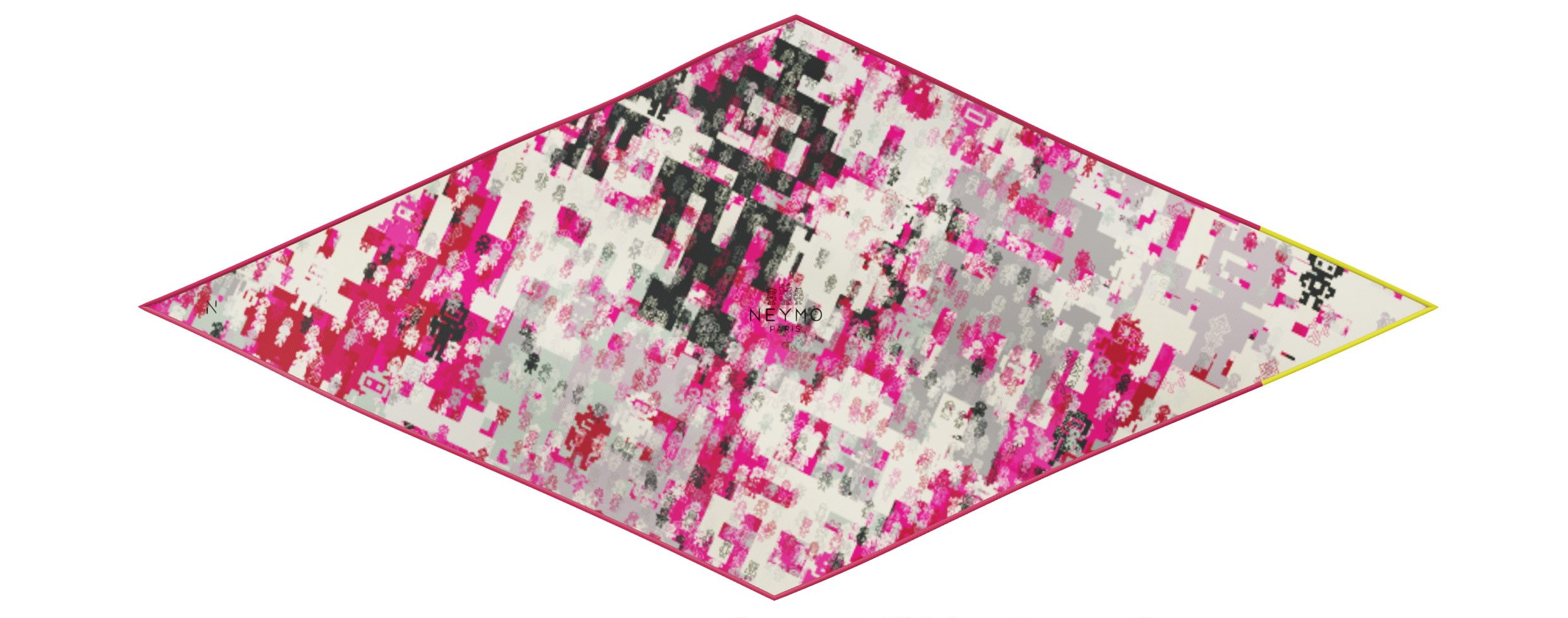 "Silk-Bots" dart scarf