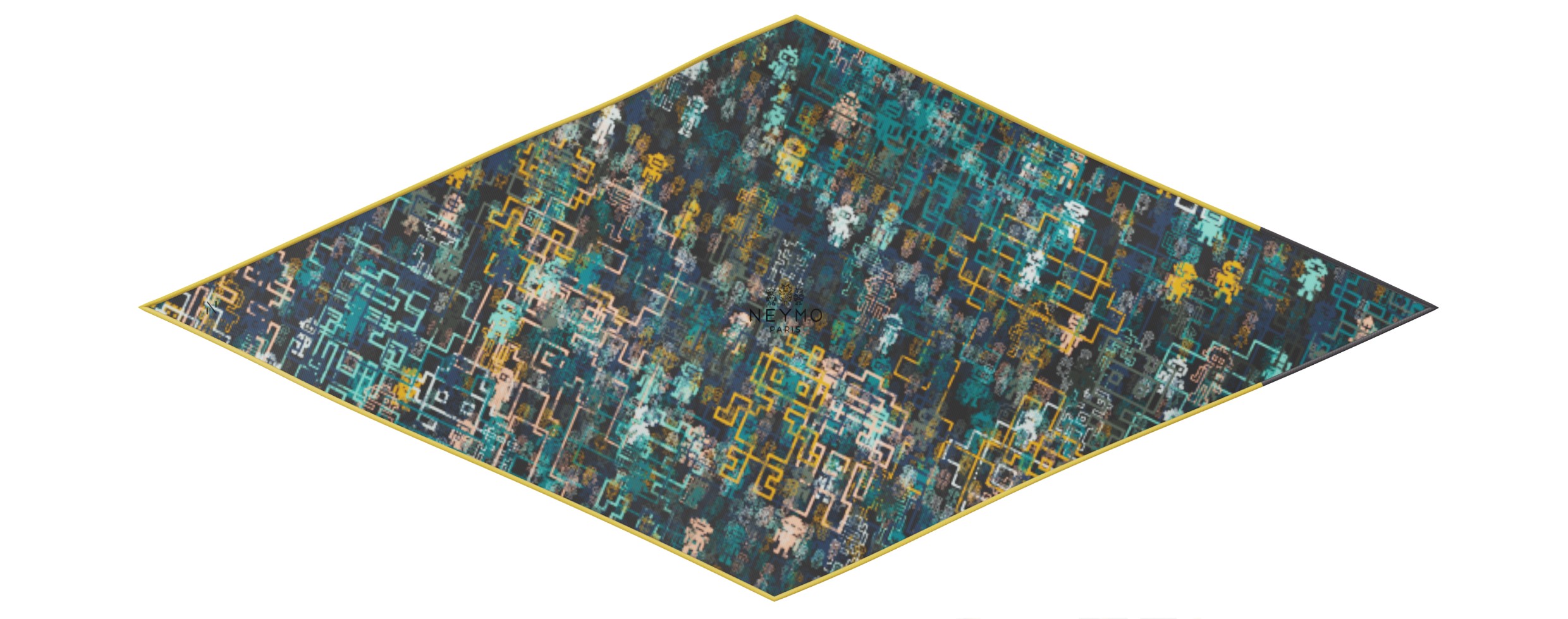 "Silk-Bots" dart scarf