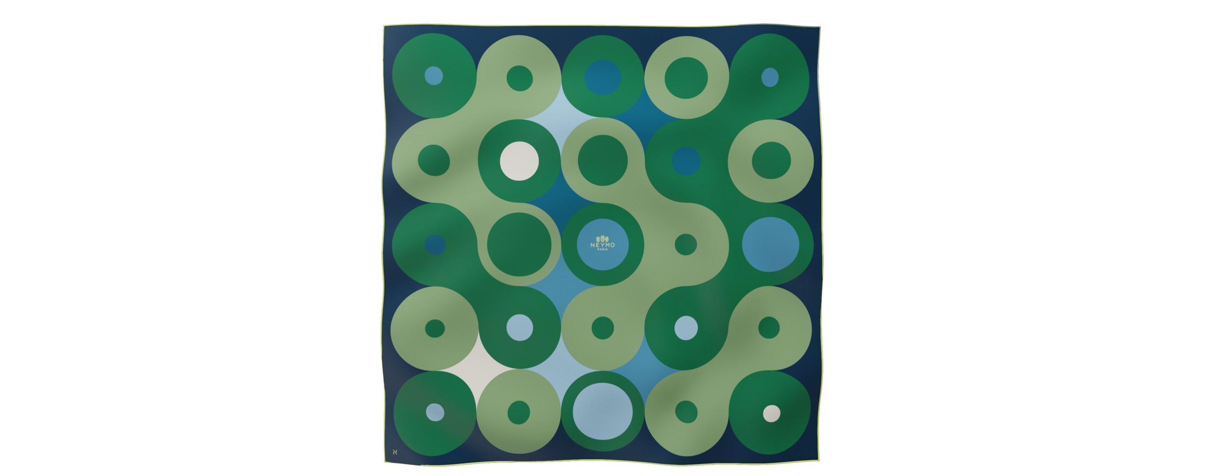 "Chaines de vélo" square 90 scarf