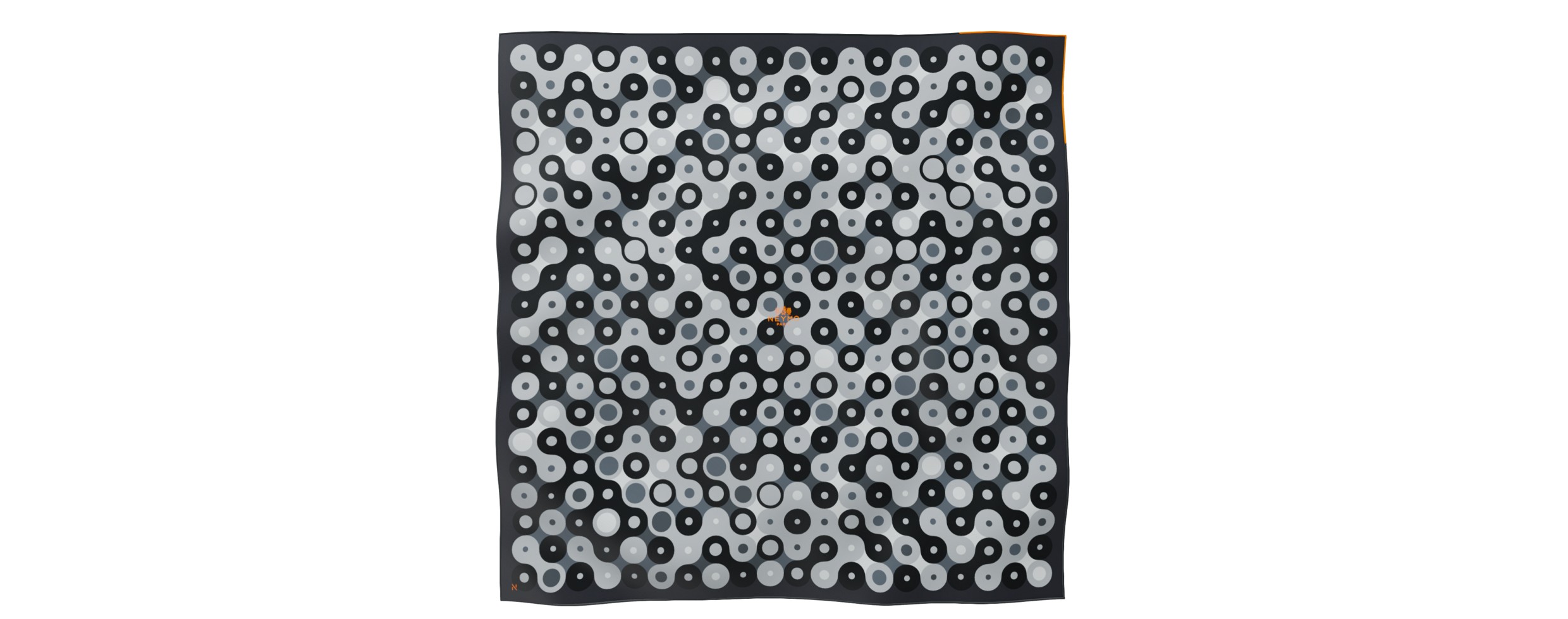 "Chaines de vélo" square 90 scarf