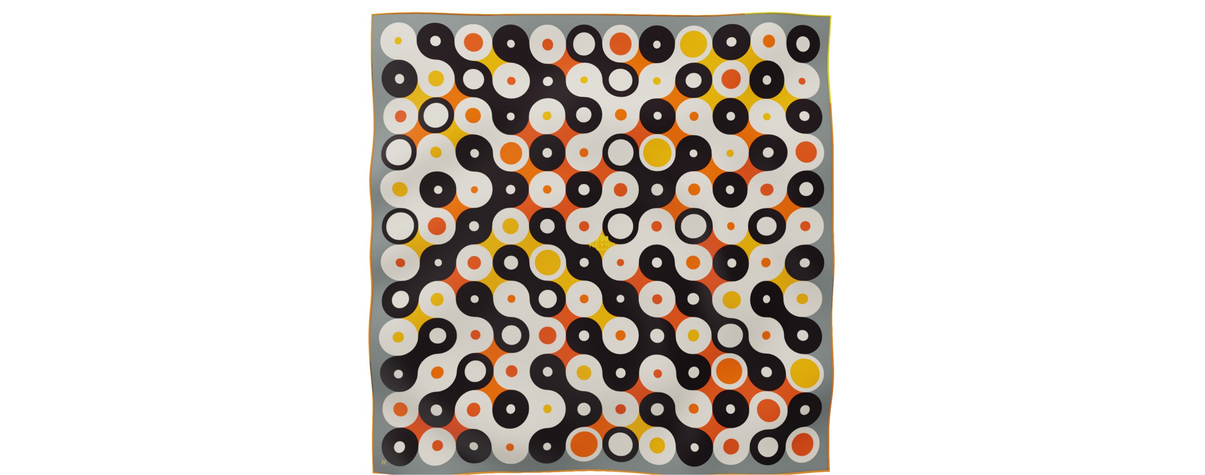 "Chaines de vélo" square 90 scarf