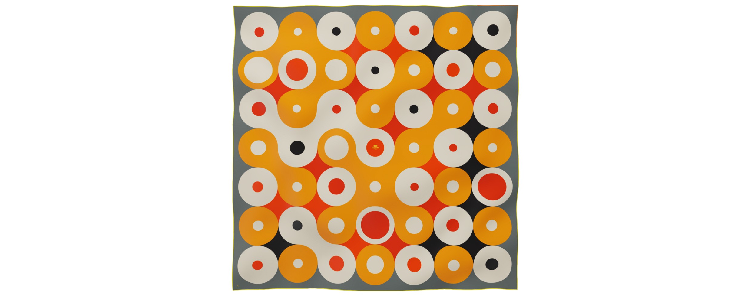 "Chaines de vélo" giant square 130 scarf