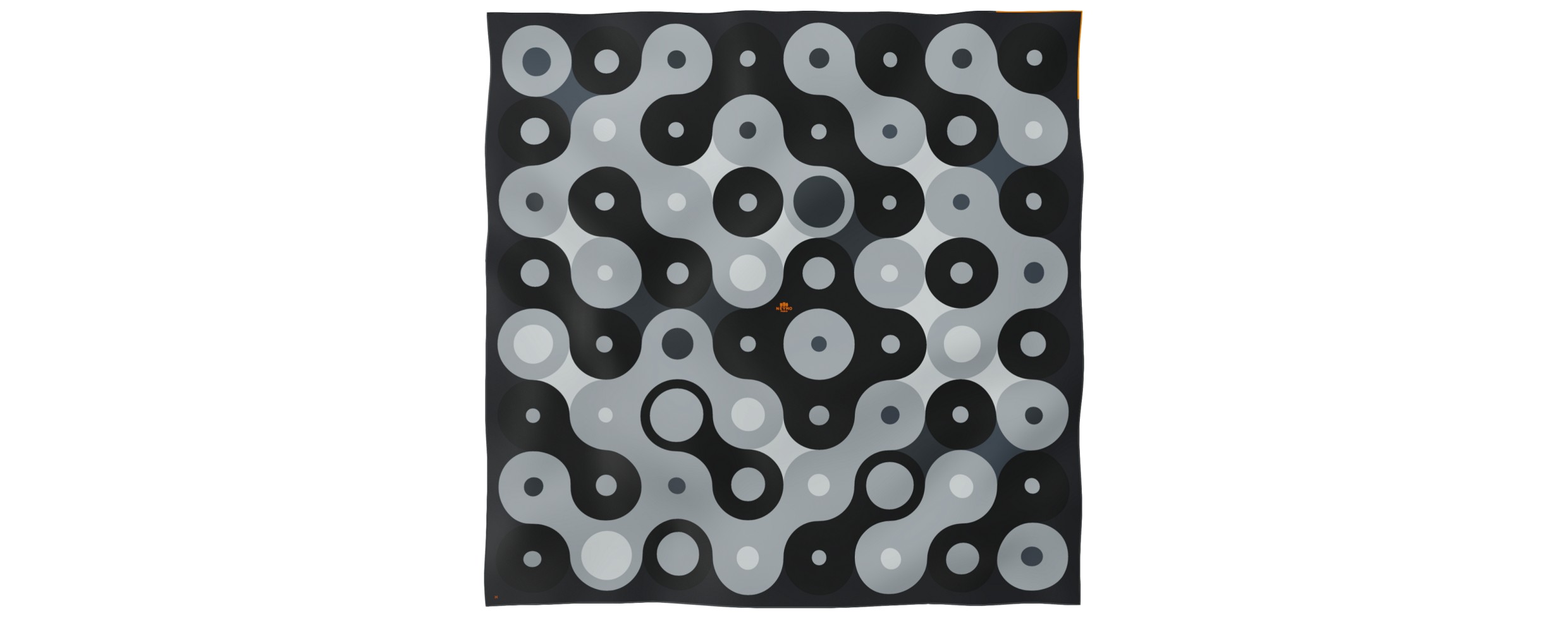 "Chaines de vélo" giant square 130 scarf