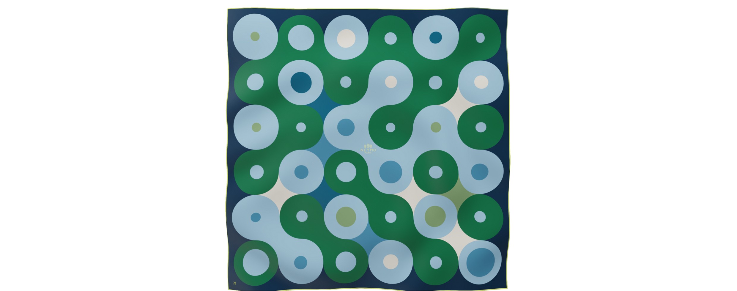 "Chaines de vélo" square 90 scarf