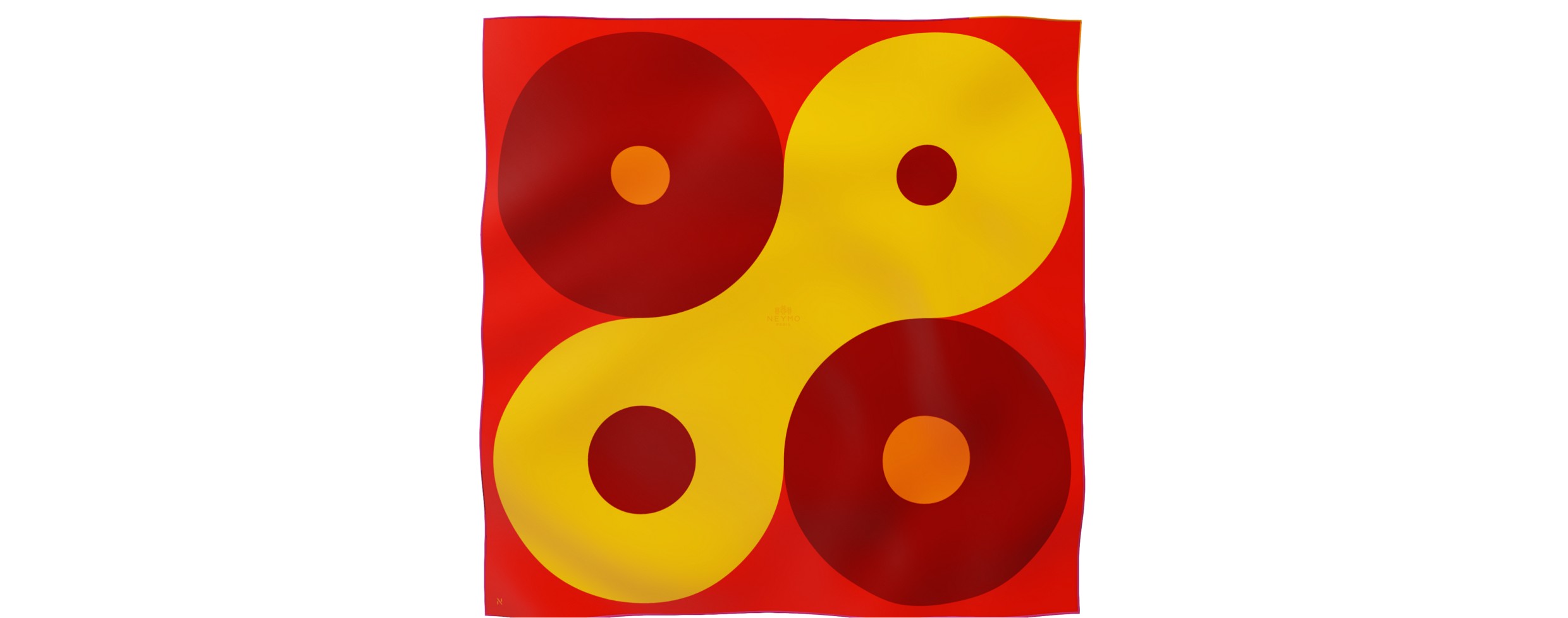 "Chaines de vélo" square 90 scarf