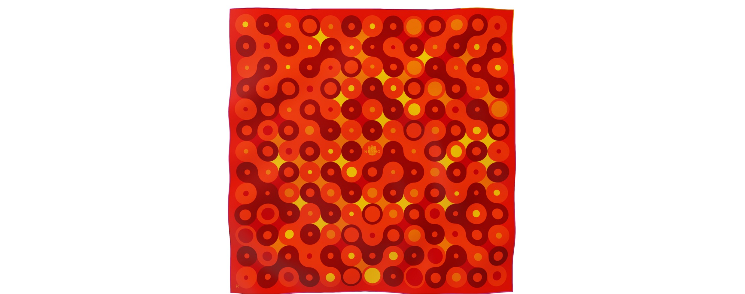 "Chaines de vélo" square 90 scarf