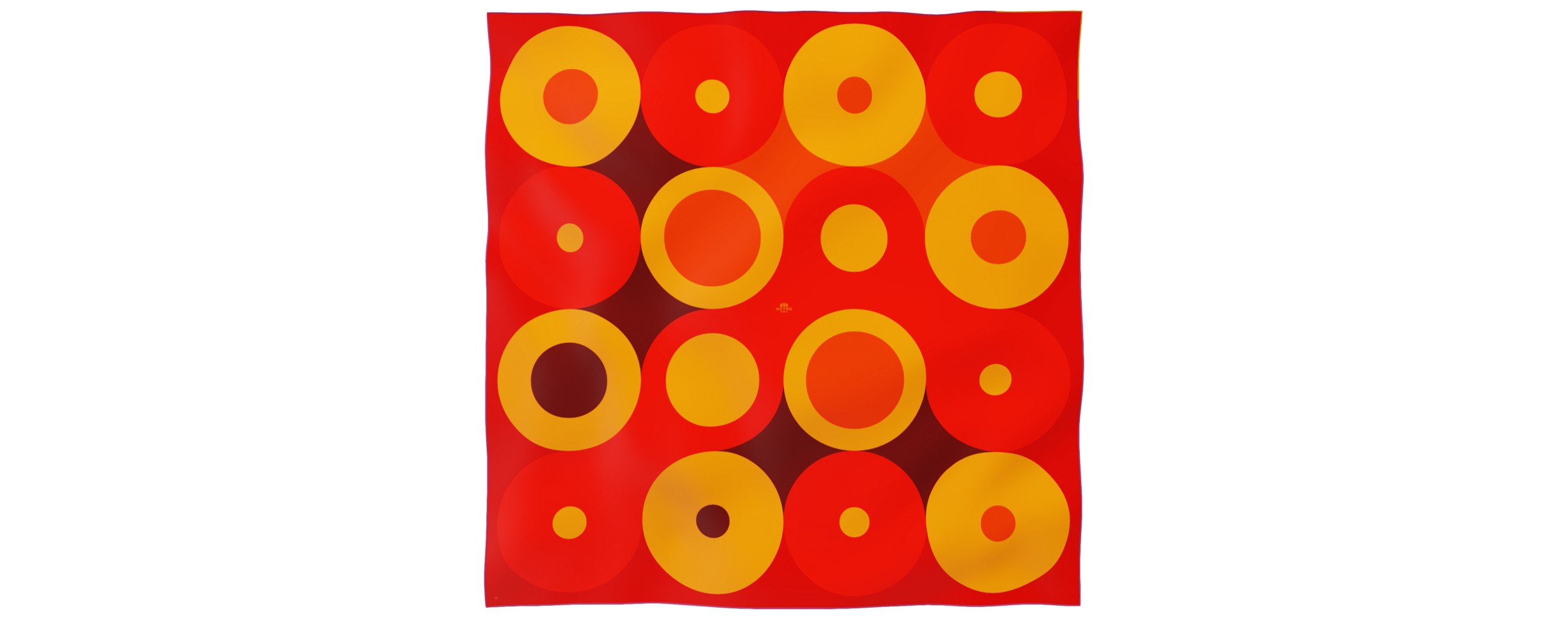 "Chaines de vélo" giant square 130 scarf