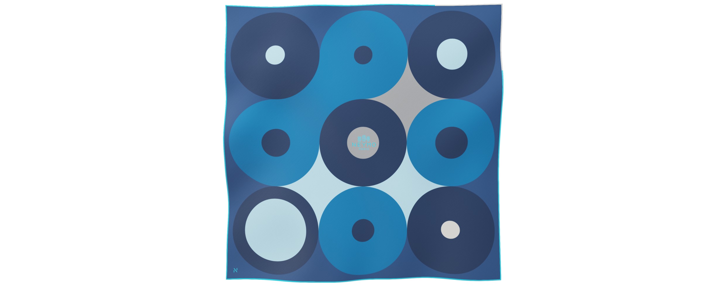 "Chaines de vélo" square 70 scarf