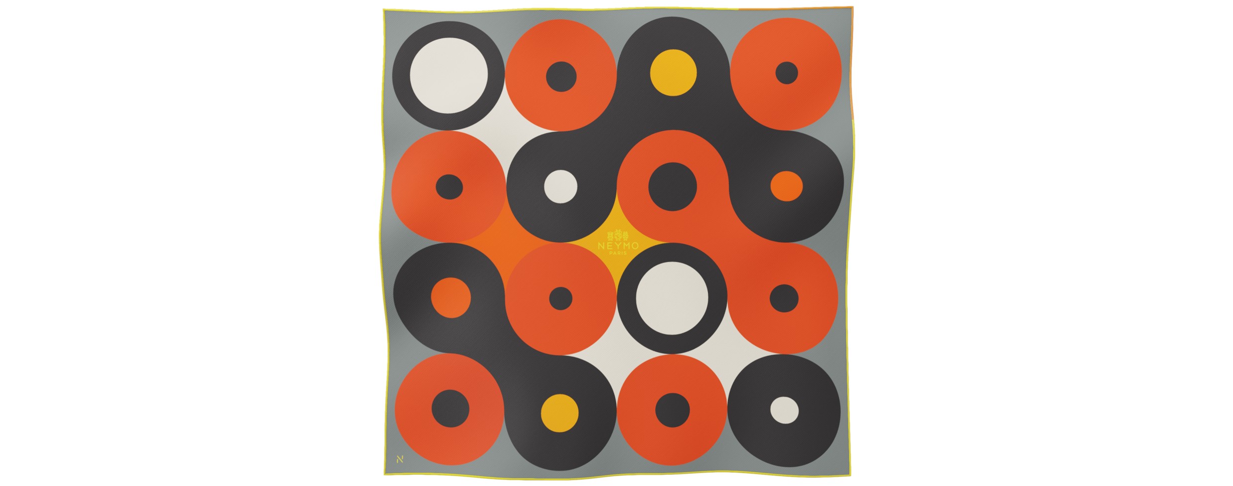 "Chaines de vélo" square 70 scarf