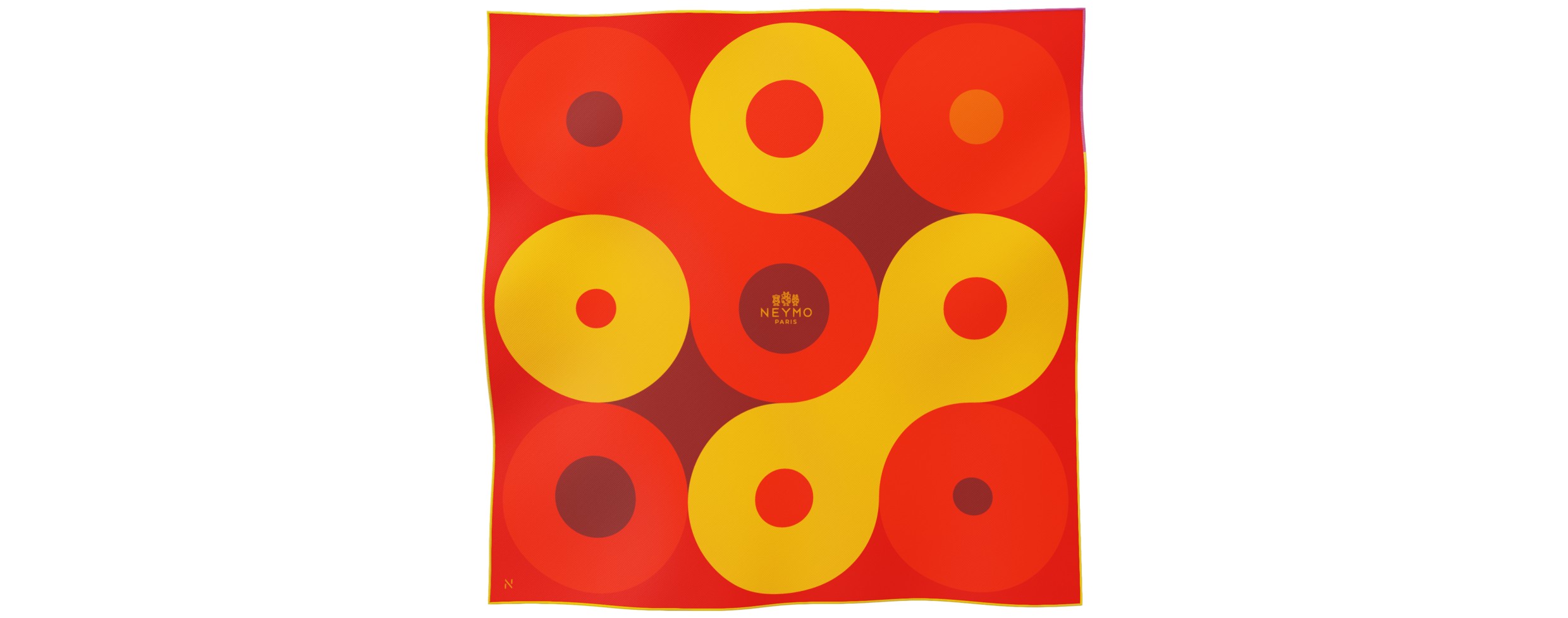 "Chaines de vélo" square 70 scarf