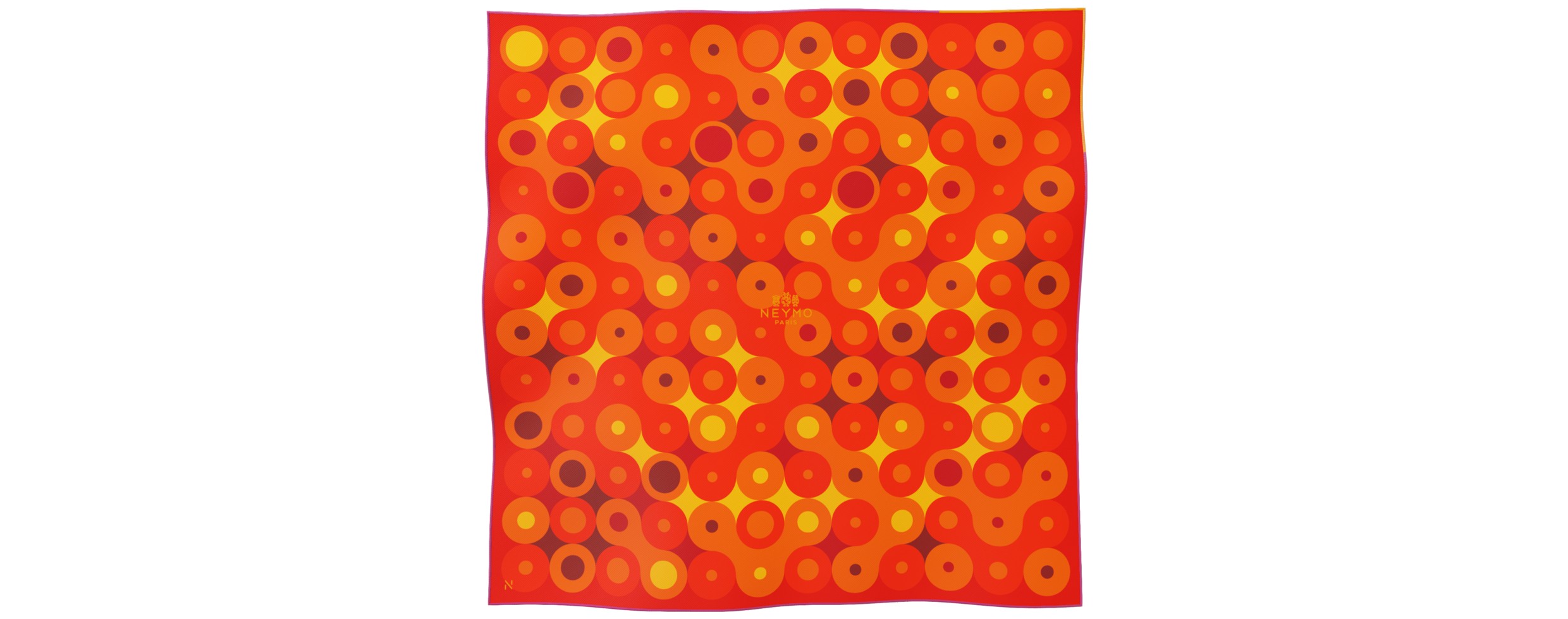 "Chaines de vélo" square 70 scarf